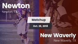 Matchup: Newton  vs. New Waverly  2018