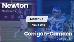 Matchup: Newton  vs. Corrigan-Camden  2018
