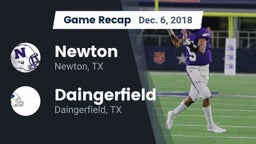 Recap: Newton  vs. Daingerfield  2018