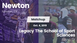 Matchup: Newton  vs. Legacy The School of Sport Sciences 2019