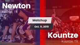 Matchup: Newton  vs. Kountze  2019