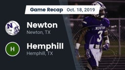 Recap: Newton  vs. Hemphill  2019