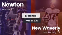 Matchup: Newton  vs. New Waverly  2019