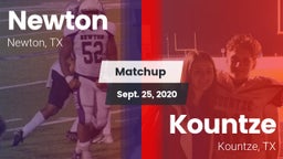 Matchup: Newton  vs. Kountze  2020