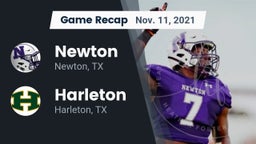 Recap: Newton  vs. Harleton  2021