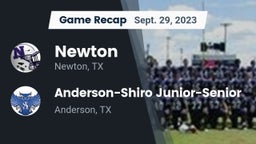 Recap: Newton  vs. Anderson-Shiro Junior-Senior  2023