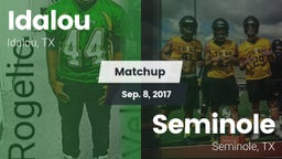 Matchup: Idalou  vs. Seminole  2017