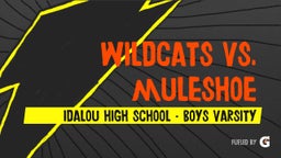 Idalou football highlights Wildcats VS. Muleshoe