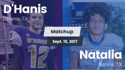 Matchup: D'Hanis  vs. Natalia  2016
