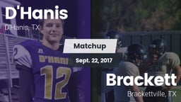 Matchup: D'Hanis  vs. Brackett  2017