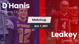 Matchup: D'Hanis  vs. Leakey  2016