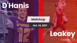 Matchup: D'Hanis  vs. Leakey  2017