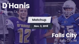 Matchup: D'Hanis  vs. Falls City  2018