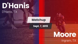 Matchup: D'Hanis  vs. Moore  2019