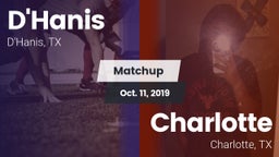 Matchup: D'Hanis  vs. Charlotte  2019