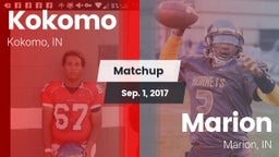 Matchup: Kokomo  vs. Marion  2017