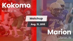 Matchup: Kokomo  vs. Marion  2018