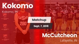 Matchup: Kokomo  vs. McCutcheon  2018