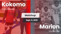 Matchup: Kokomo  vs. Marion  2019