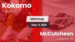 Matchup: Kokomo  vs. McCutcheon  2020