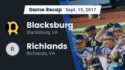 Recap: Blacksburg  vs. Richlands  2017