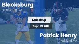 Matchup: Blacksburg High vs. Patrick Henry  2017