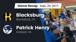 Recap: Blacksburg  vs. Patrick Henry  2017
