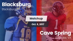 Matchup: Blacksburg High vs. Cave Spring  2017