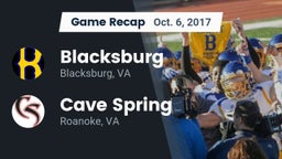 Recap: Blacksburg  vs. Cave Spring  2017