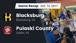 Recap: Blacksburg  vs. Pulaski County  2017