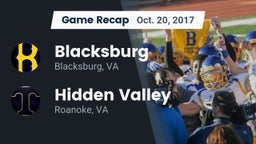 Recap: Blacksburg  vs. Hidden Valley  2017