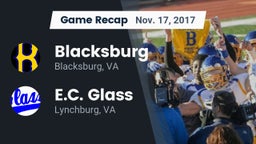 Recap: Blacksburg  vs. E.C. Glass  2017
