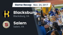 Recap: Blacksburg  vs. Salem  2017