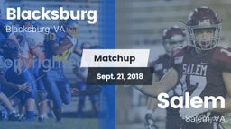 Matchup: Blacksburg High vs. Salem  2018