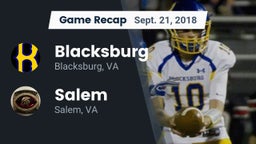 Recap: Blacksburg  vs. Salem  2018