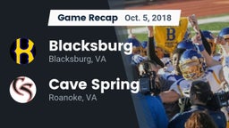 Recap: Blacksburg  vs. Cave Spring  2018