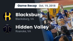 Recap: Blacksburg  vs. Hidden Valley  2018