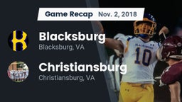 Recap: Blacksburg  vs. Christiansburg  2018