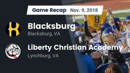Recap: Blacksburg  vs. Liberty Christian Academy 2018