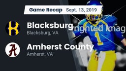 Recap: Blacksburg  vs. Amherst County  2019