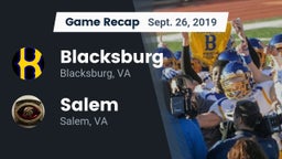 Recap: Blacksburg  vs. Salem  2019
