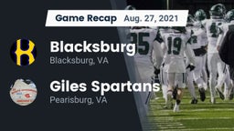Recap: Blacksburg  vs. Giles  Spartans 2021