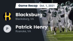 Recap: Blacksburg  vs. Patrick Henry  2021