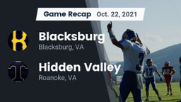 Recap: Blacksburg  vs. Hidden Valley  2021