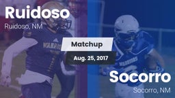 Matchup: Ruidoso  vs. Socorro  2017
