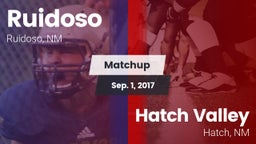 Matchup: Ruidoso  vs. Hatch Valley  2017