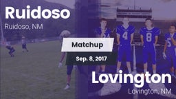 Matchup: Ruidoso  vs. Lovington  2017