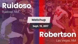 Matchup: Ruidoso  vs. Robertson  2017
