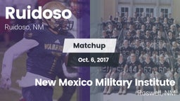 Matchup: Ruidoso  vs. New Mexico Military Institute 2017