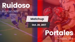 Matchup: Ruidoso  vs. Portales  2017